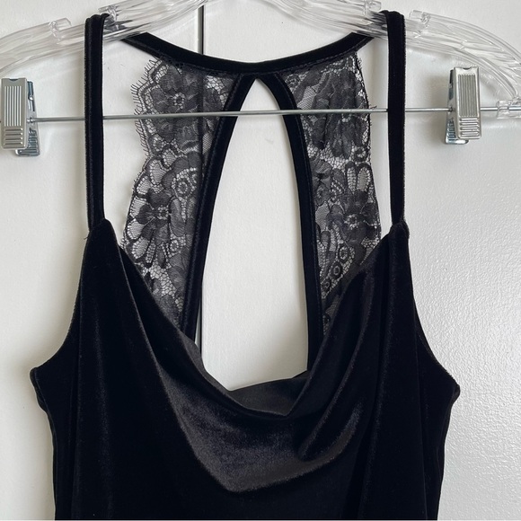 Lulus Sultry Summoning Black Velvet Bodycon Dress - Picture 3 of 8